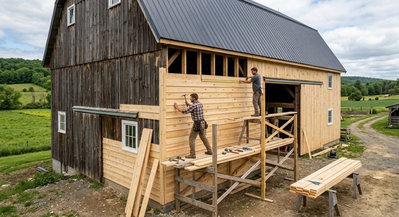 Barn Siding Installation in Dahlonega, GA