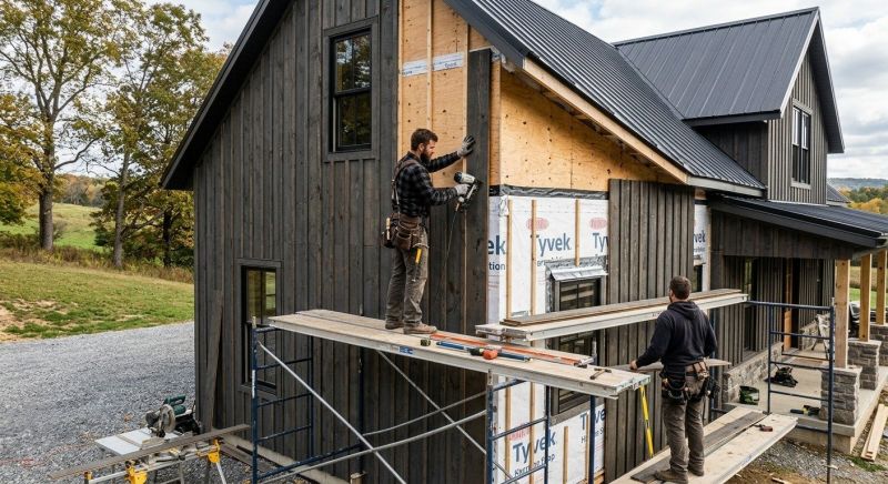 Barn Siding Installation in Union County, GA