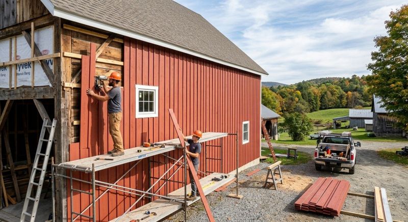 Barn Siding Installation in Union County, GA