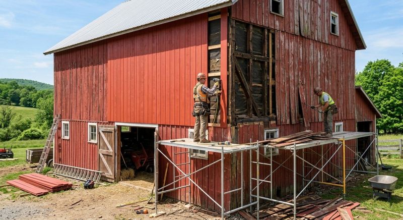 Barn Siding Replacement in Demorest, GA