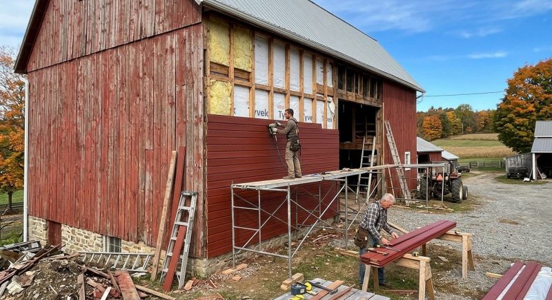 Barn Siding Replacement in Flowery Branch, GA