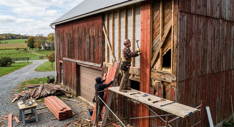 Barn Siding Replacement in Suches, GA