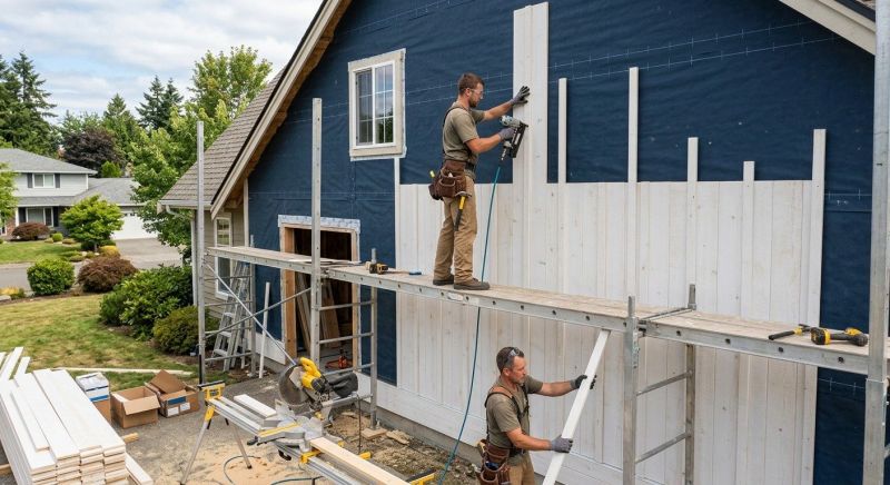Batten Siding Installation in Demorest, GA