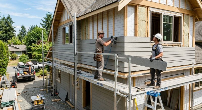 Cement Siding Installation in Union County, GA