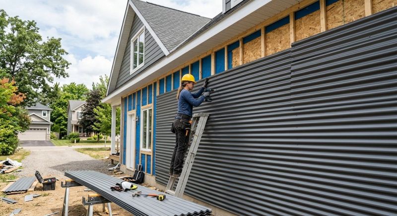 Corrugated Siding Installation in Dahlonega, GA