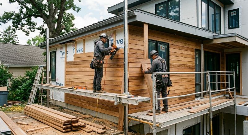 Hardwood Cladding Installation in Dahlonega, GA