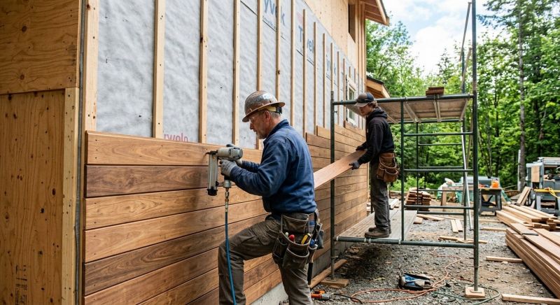 Hardwood Siding Installation in Flowery Branch, GA