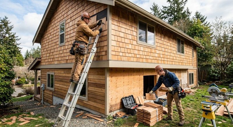 Hardwood Siding Installation in Forsyth County, GA