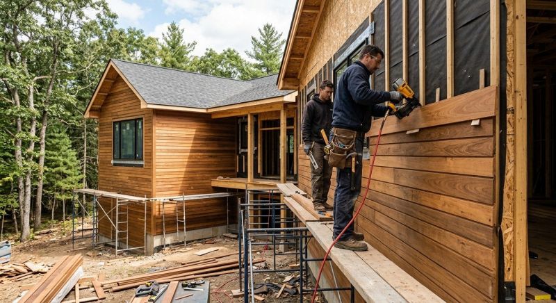 Hardwood Siding Installation in Lula, GA