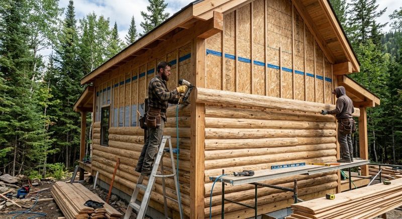 Log Siding Installation in Cumming, GA