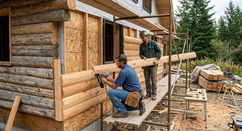 Log Siding Installation in Hall County, GA