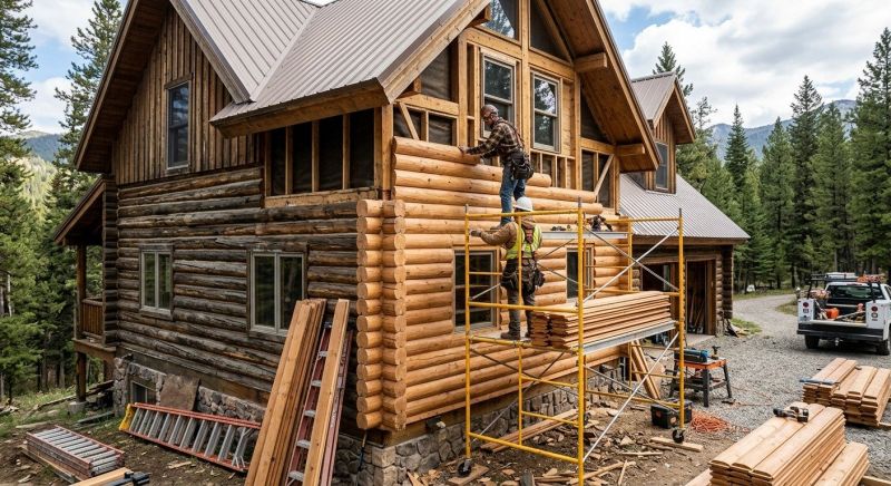 Log Siding Installation in Suches, GA