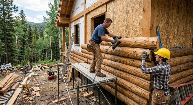 Log Siding Installation in White County, GA