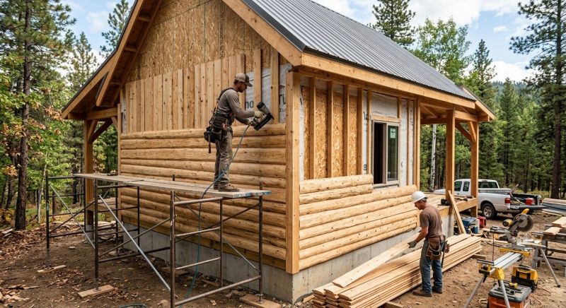 Log Siding Installation in White County, GA