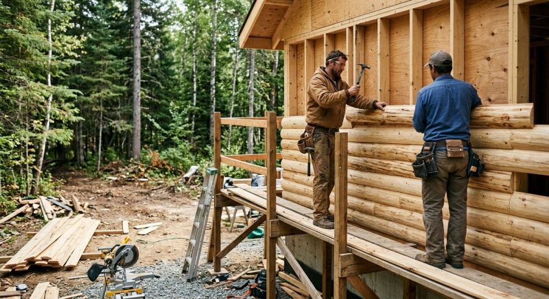 Log Siding Replacement in Dahlonega, GA