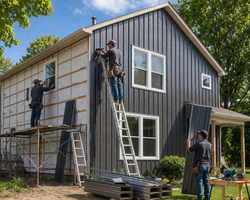 Metal Siding Installation in Union County, GA
