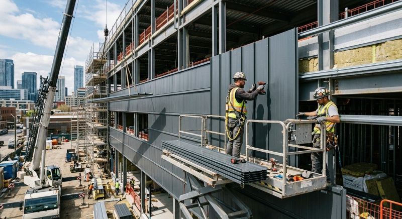 Steel Cladding Installation in Dahlonega, GA
