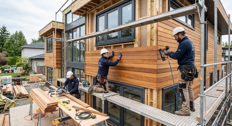 Wood Cladding Installation in Cleveland, GA