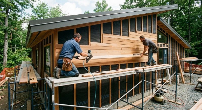 Wood Cladding Installation in Suches, GA