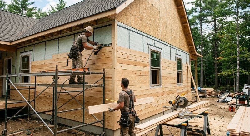 Wood Plank Siding Installation in Dahlonega, GA
