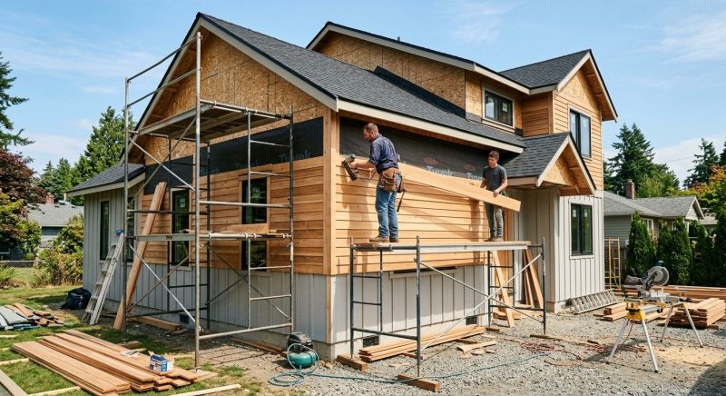 Wood Siding Installation in Blairsville, GA